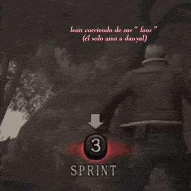 a screenshot of a video game with the number 3 on the screen