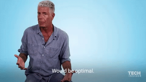 Anthony Bourdain A Perfect Mix Of Fat And Lean GIF - Anthony Bourdain A Perfect Mix Of Fat And Lean Would Be Optimal GIFs