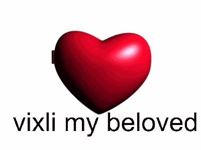 a picture of a girl and a boy with the words vixli my beloved underneath them