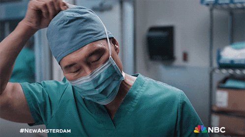 Removing My Face Mask Dr Cassian Shin GIF - Removing My Face Mask Dr Cassian Shin Daniel Dae Kim GIFs