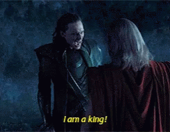 Thor Loki GIF - Thor Loki I Am A King GIFs