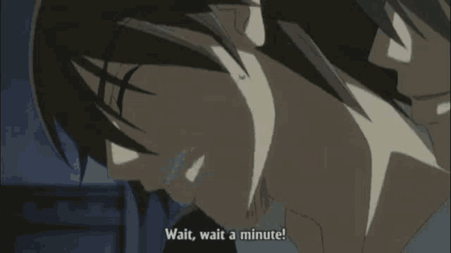 a couple of anime characters hugging each other