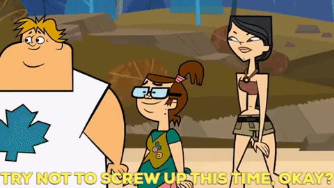 Total Drama Island Heather GIF - Total Drama Island Heather Try Not To Screw Up This Time Okay GIFs