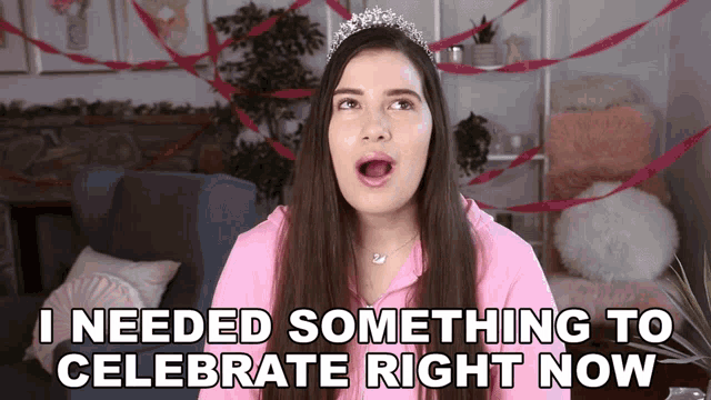 I Needed Something To Celebrate Right Now Marissa Rachel GIF - I Needed Something To Celebrate Right Now Marissa Rachel Lets Have A Celebration GIFs
