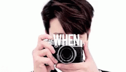 Donghae When GIF - Donghae When Camera GIFs