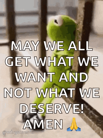 a kermit the frog is sitting on a window sill with a quote on it