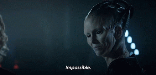 Impossible Borg Queen GIF - Impossible Borg Queen Annie Wersching GIFs