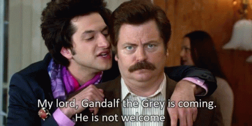 Ron Swanson Parks And Rec GIF - Ron Swanson Parks And Rec Lotr GIFs