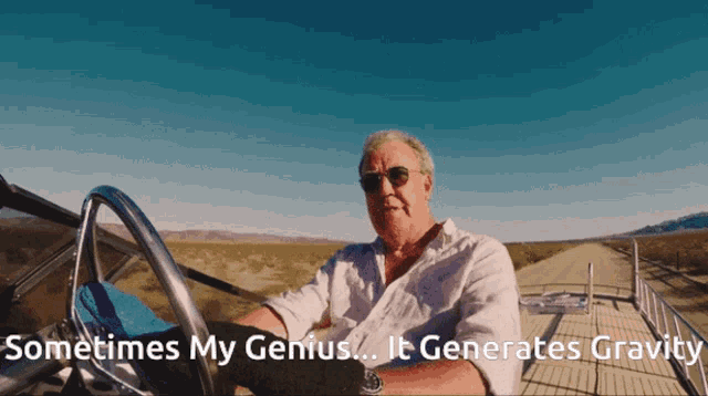 Jeremy Clarkson Genius GIF - Jeremy Clarkson Genius Sometimes My Genius GIFs