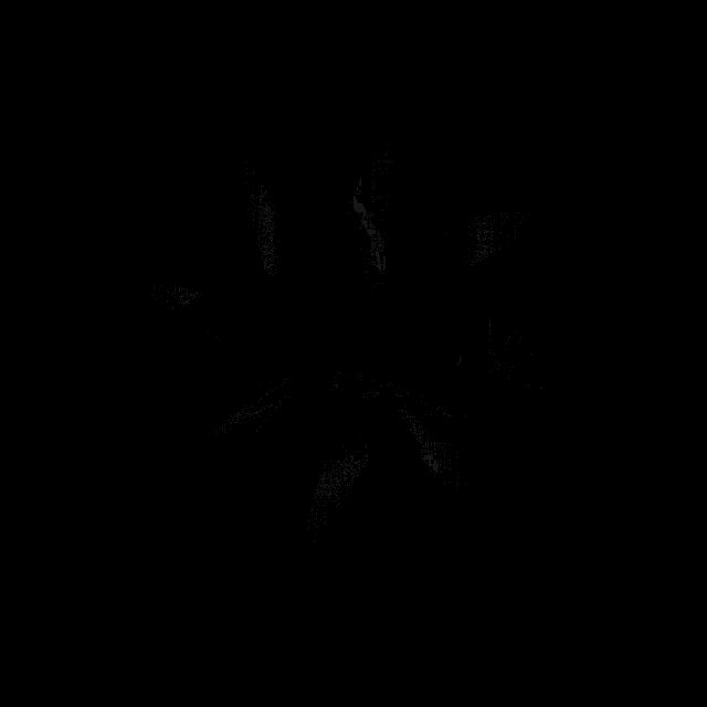 a black and white photo of a light coming out of a hole in the dark .