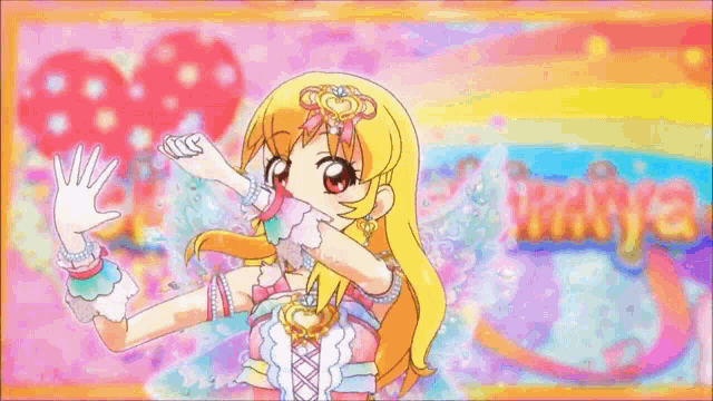 a girl in a pink dress with a crown on her head is dancing