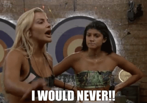 Bb21 Big Brother21 GIF - Bb21 Big Brother21 I Would Never GIFs