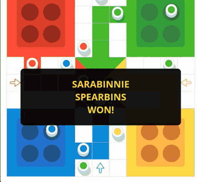 sarabinnie spearbins won a board game