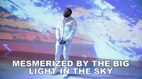 Mesmerized By The Big Light In The Sky Kevin Gates GIF - Mesmerized By The Big Light In The Sky Kevin Gates Big Lyfe Song GIFs