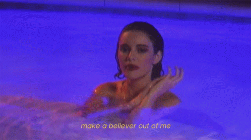 Make A Believer Out Of Me In The Water GIF - Make A Believer Out Of Me In The Water Believer GIFs