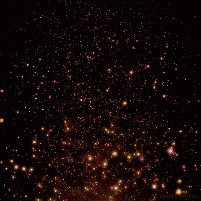 a computer generated image of a fireworks display with a black background and a watermark that says lisma wings