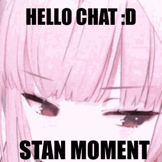 Hello Chat Stan Moment GIF - Hello Chat Stan Moment Calliope Mori GIFs