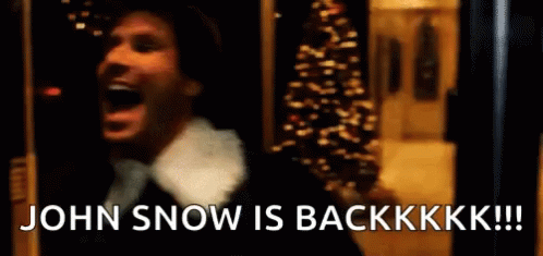 John Snow Is Back Holiday Classics GIF - John Snow Is Back Holiday Classics Elf GIFs