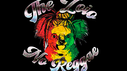 a picture of a koala with the words " the leia no reggae " written below it