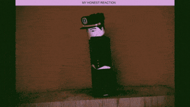 a blurred image of a bed with the words " my honest reaction " on the bottom