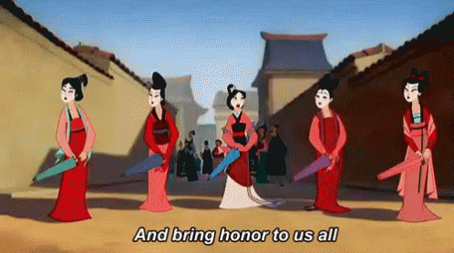 Mulan Bring Honor To Us All GIF - Mulan Bring Honor To Us All Umbrella GIFs