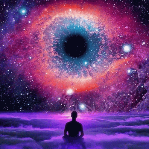 Universe Meditate GIF - Universe Meditate Breathe GIFs