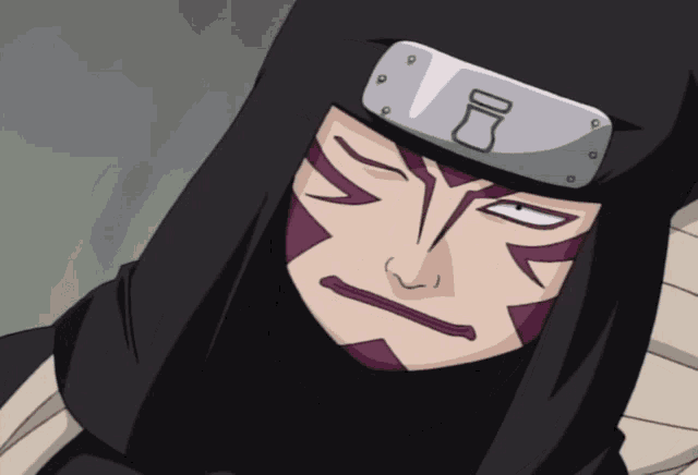 a close up of a cartoon character with a headband with the letter d on it