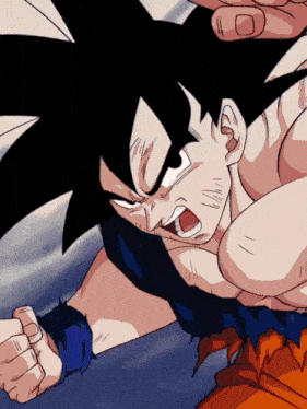 a close up of a cartoon character with a very angry expression on his face