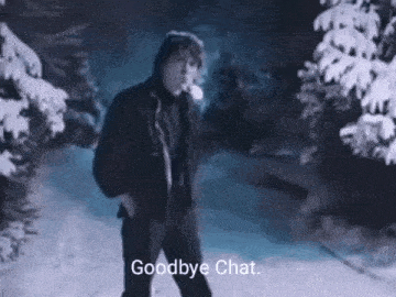 Victor Tsoi Goodbye Chat Snowing GIF - Victor Tsoi Goodbye Chat Snowing GIFs