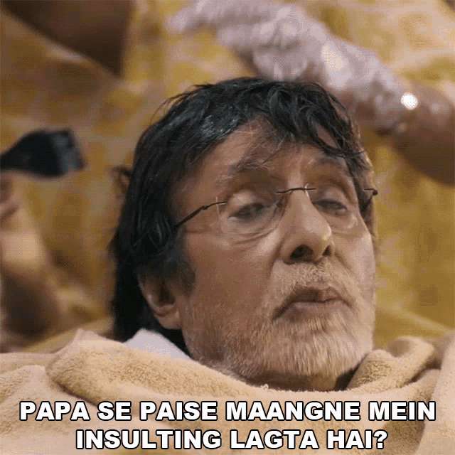 Papa Se Paise Maangne Mein Insulting Lagta Hai Amitabh Bachchan GIF - Papa Se Paise Maangne Mein Insulting Lagta Hai Amitabh Bachchan Goodbye Movie GIFs