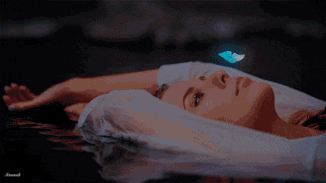 Dreaming Of You Laying Down GIF - Dreaming Of You Laying Down Butterfly GIFs