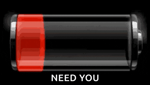 a battery with the words need sex need you on it .