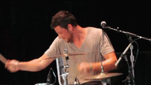Cory Monteith Drums GIF - Cory Monteith Drums Drummer GIFs