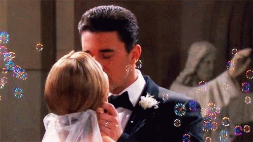 Chabby Days Of Our Lives GIF - Chabby Days Of Our Lives Kiss GIFs
