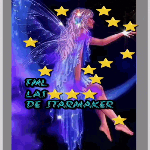 a picture of a fairy with the words fail las de starmaker on it