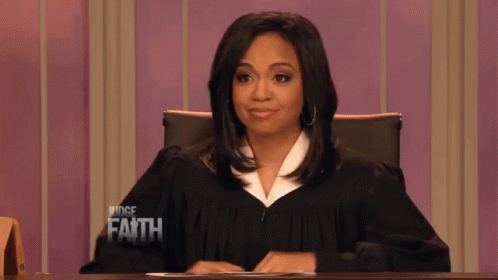 Judge Faith Listening GIF - Judge Faith Listening Smiling GIFs