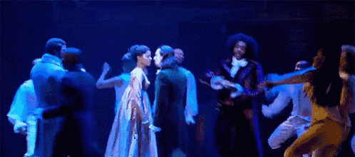 Hamilton Making It Rain GIF