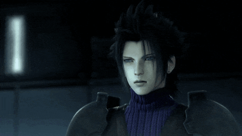 a character in a video game says huh in a dark room
