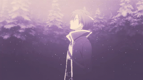 Depressed Kirito GIF - Depressed Kirito Snow GIFs
