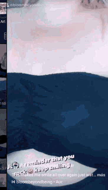 a screenshot of a video that says bloombeyondbeing on it