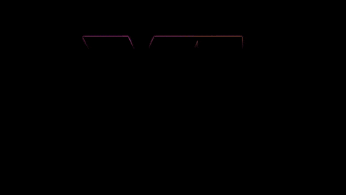 the letter v is glowing in the dark with a purple background