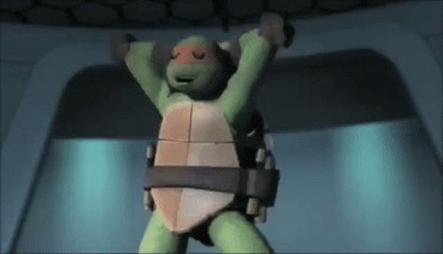 Tmnt Michelangelo GIF - Tmnt Michelangelo Victory Dance GIFs