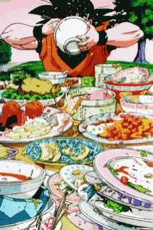 Food Goku GIF - Food Goku Eating GIFs