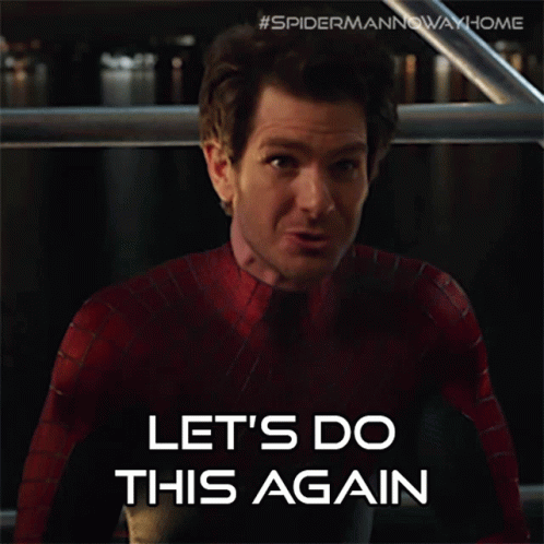 Lets Do This Again Peter Parker GIF - Lets Do This Again Peter Parker Spider Man GIFs