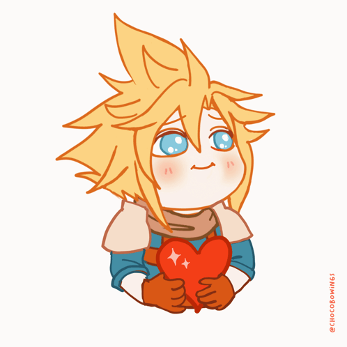 Chocobowings Cloud Strife GIF - Chocobowings Cloud Strife Cute GIFs