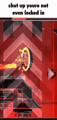 a screenshot of a video game with the words shut up youre not even locked in