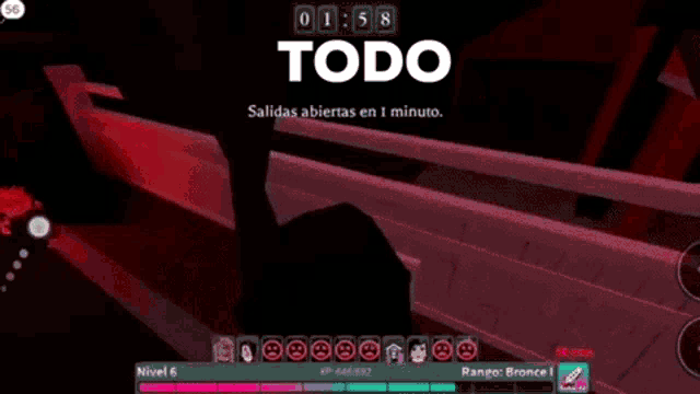 a screenshot of a game that says todo