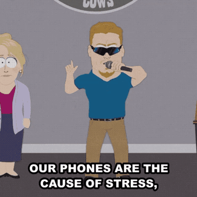 Our Phones Are The Cause Of Stress Not The Relief From It GIF - Our Phones Are The Cause Of Stress Not The Relief From It Pc Principal GIFs