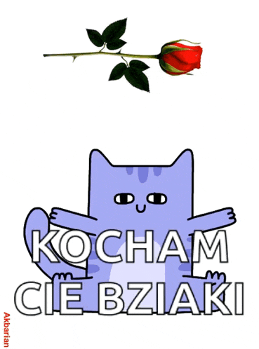 a drawing of a heart with the words kocham cie bziaki on it