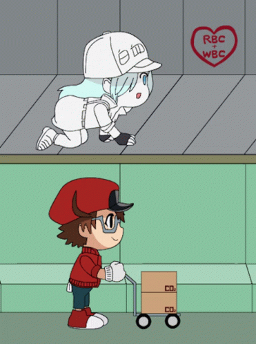 White Blood Cell Cells At Work GIF - White Blood Cell Cells At Work Code Black GIFs